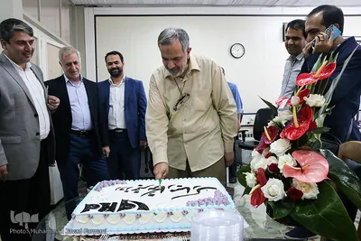 جشن روز خبرنگار با حضور احمد مسجدجامعی، عضو شورای اسلامی شهر تهران در تحریریه ایکنا