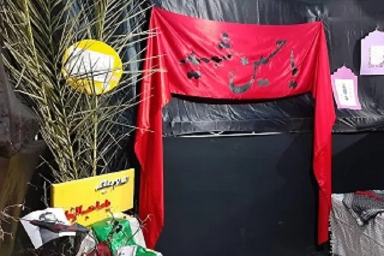 برپایی غرفه فرهنگی در بندرلنگه
