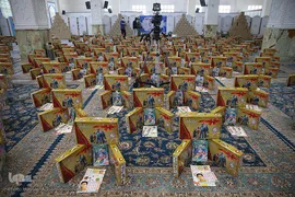 رزمایش کمک مومنانه «پویش همکلاسی مهربان» بسیج دانش آموزی درامامزاده ابن باویه