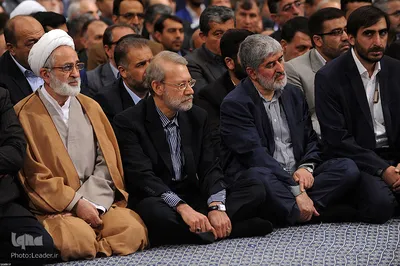 دیدار رئیس و نمایندگان مجلس شورای اسلامی با رهبر انقلاب