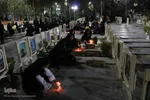 شام غریبان سیدالشهدا(ع) در گلستان شهدای اصفهان