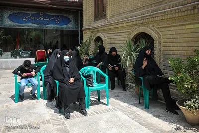 مراسم ظهر تاسوعا در خانه مداحان