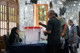 مرحله دوم انتخابات ریاست جمهوری در امامزاده حسن