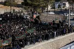 مراسم تشییع شش شهید گمنام در بیرجند