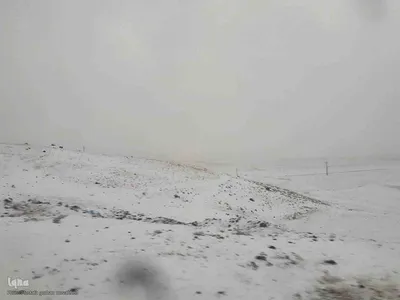 طبیعت برفی ارتفاعات و مناطق روستایی اهر