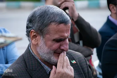 استقبال از پیکر مطهر سردار شهید نیلفروشان در فرودگاه اصفهان