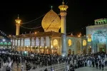 عزاداری شب چهارم محرم در حرم مطهر حضرت شاهچراغ (ع)‎‎
