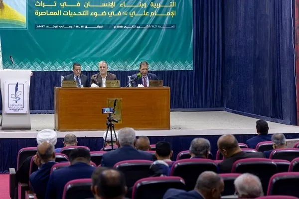 العراق: الجلسة البحثية الأولى ضمن فعاليات المؤتمر الرابع لإحياء تراث أمير المؤمنين (ع) + صور