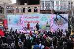 تجمع بزرگ منتظران ظهور هم‌زمان با شب نیمه‌شعبان در ملایر