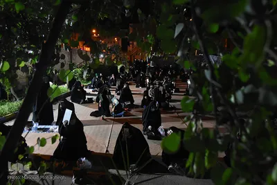 مراسم احیاء شب نوزدهم رمضان - هنرستان دخترانه فامیلی سمنان