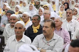 دیدار صمیمی سرپرست حجاج ایرانی با زائران کشورمان در مکه مکرمه