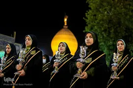 آئین شام غریبان امام رضا(ع) در حرم مطهر شاهچراغ(ع)
