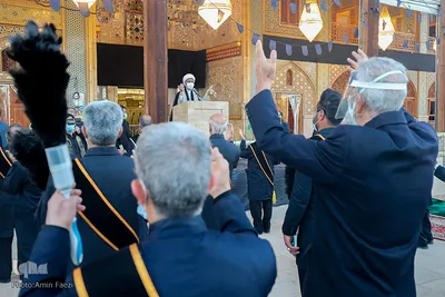 راهپیمایی و سوگواری "عاشقان باب الحوائج" در سومین حرم اهل بیت (ع)
