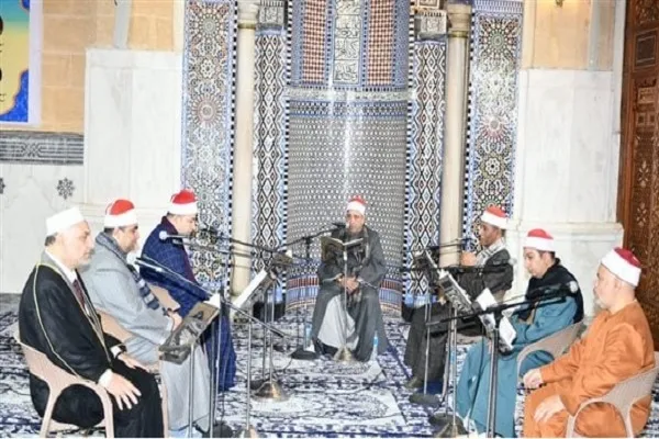 چهارمین محفل قاریان ارشد مصری در مسجد امام حسین (ع) قاهره