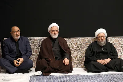 مراسم عزاداری شب شهادت حضرت ‌زهرا سلام‌الله‌علیها در حسینیه امام خمینی(ره)
