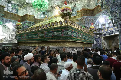 شب میلاد امام رضا(ع) در بارگاه کریمه اهل بیت(س)