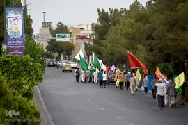 کاروان زائران پیاده امام رضا(ع)