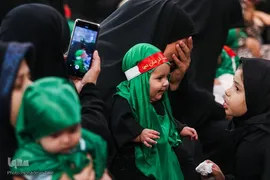 سوگواره شیرخوارگان حسینی در حرم مطهر رضوی