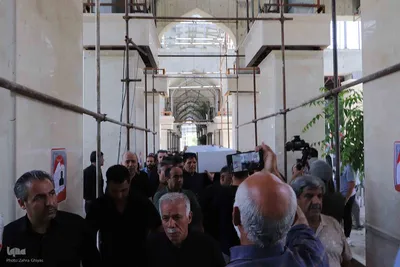 تشییع پیکر مطهر شهید خلیل علیپور در تبریز