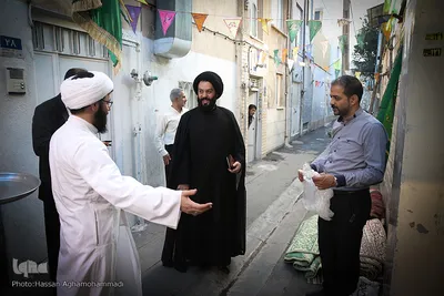 سفره افطار کریم اهل‌بیت(ع)در کوچه پس کوچه‌های جنوب تهران