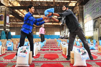 رزمایش مواسات و کمک مومنانه در اهواز