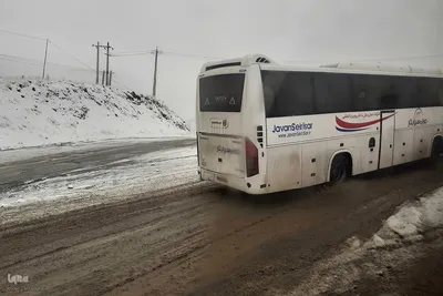 بارش برف بهاری در ارتفاعات روستایی اهر