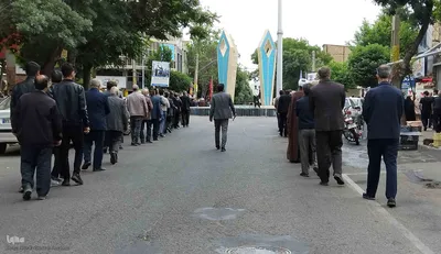 مراسم عزاداری خیابانی به مناسبت سالگرد ارتحال حضرت امام خمینی(ره) در اهر
