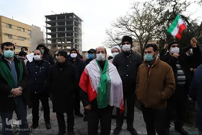 تجمع مردم تبریز در مقابل کنسولگری ترکیه در تبریز