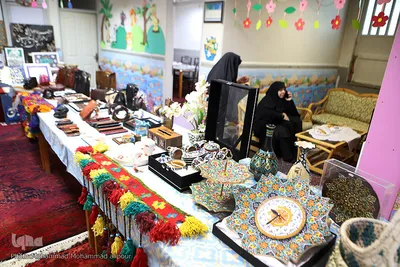 نمایشگاه صنایعی دستی در موسسه خیریه چهارده معصوم اهواز عکاس محمد محمدعلی پور