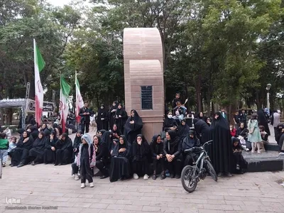 عزاداری سومین روز شهادت حضرت امام حسین (ع) در اهر
