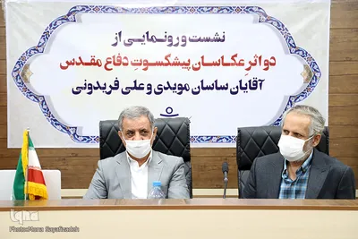 از سمت راست: ساسان مؤیدی و علی فریدونی 
