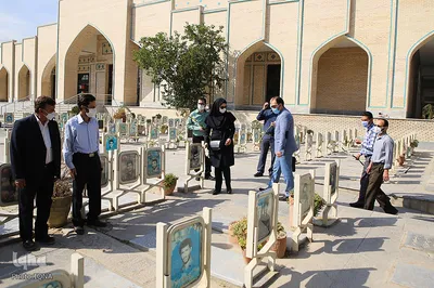 تجدید میثاق جهادگران جهاد دانشگاهی در اصفهان با شهدا