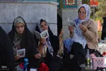 قرائت دعای عرفه در باغ رضوان اصفهان