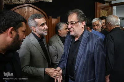 مراسم ترحیم قاری و مداح اهل بیت مصطفی طالبی پور