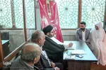 مراسم عقد زوج‌های جوان در آستان علی‌بن مهزیار اهوازی 