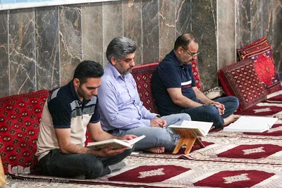 ترتیل‌خوانی قرآن کریم در مسجد اهل‌بیت(ع) اهواز 