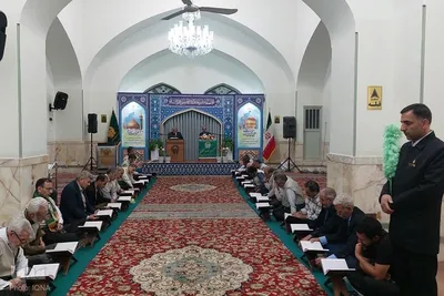 کرسی تلاوت رضوی زیارتگاه شهید مدرس - کاشمر