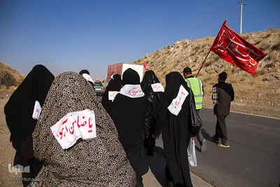 زائران پیاده امام رضا (ع)