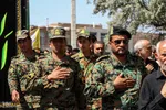 مراسم تشییع شهیدان «مهدی زیبا» و «اسماعیل نادی»