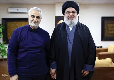 شهید سید حسن نصرالله در قاب تصویر