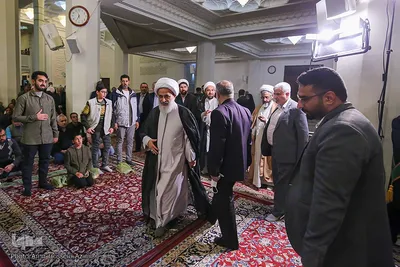 مراسم بزرگداشت آیت‌الله ربانی شیرازی در حرم مطهر