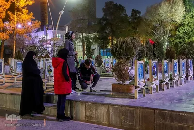 شب یلدا در گلستان شهدا