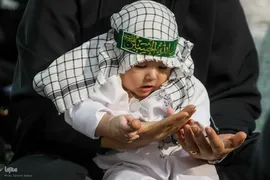 مراسم شیرخوارگان حسینی در حرم عبدالعظیم حسنی