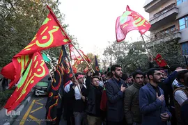 تجدید بیعت دسته‌های عزاداری دانشجویی با رهبر معظم انقلاب