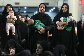 مراسم شیرخوارگان حسینی در حرم عبدالعظیم حسنی