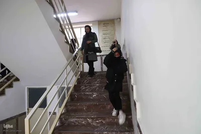 بیست و هفتمین مانور سراسری زلزله در هنرستان خدیجه کبری تبریز