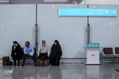 مراسم بدرقه اولین کاروان حجاج ایرانی