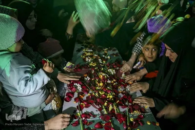 تشییع شهید گمنام در دانشگاه شیراز