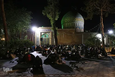 قرار بندگی؛ احیای شب ۲۱ رمضان در امامزاده آمنه خاتون (ع)قزوین