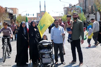راهپیمایی روز قدس در یزد
